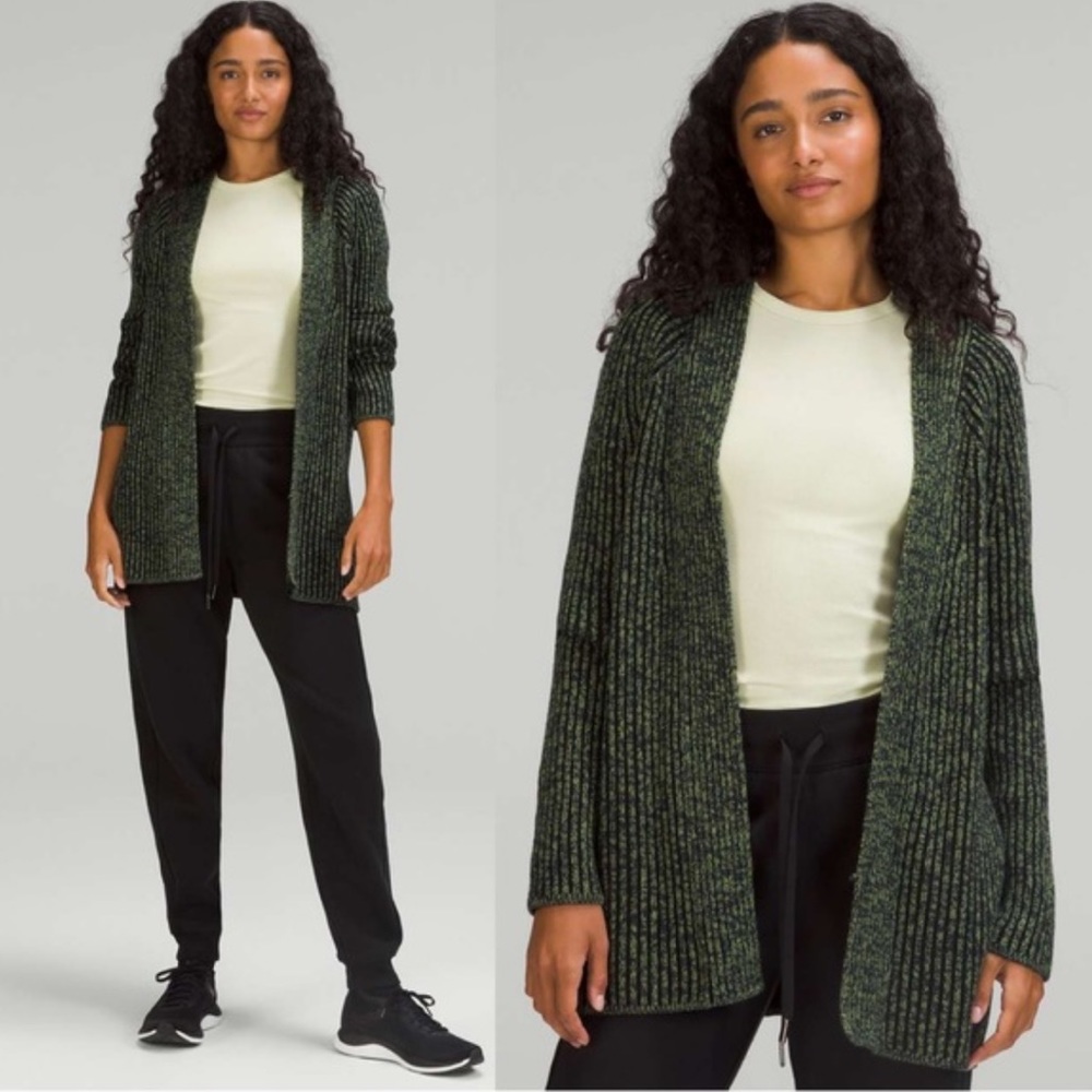Lululemon Cotton-Cashmere Blend Sweater Wrap